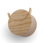 Wall hook DEER | oak wood, brass - Image 2