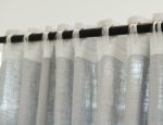 Linen curtain with multifunctional heading tape - Image 2