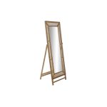 Wall mirror DKD Home Decor 54 x 4,5 x 150 cm Natural Brown wicker Bali - Image 3