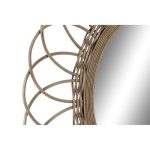 Wall mirror DKD Home Decor Natural Brown Bali 77 x 2 x 77 cm - Image 3