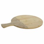 Cutting board DKD Home Decor Black Natural Bamboo Rectangular 30 x 40 - Image 3