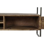 TV furniture DKD Home Decor Metal Mango wood (120 x 40 x 55 cm) - Image 3