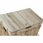 Set of decorative boxes DKD Home Decor Multicolour Natural Wood Metal - Image 8