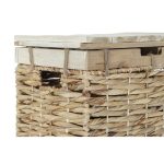 Set of decorative boxes DKD Home Decor Multicolour Natural Wood Metal - Image 6