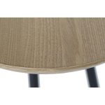 Dining Table DKD Home Decor Natural Black Metal 180 x 100 x 76 cm MDF - Image 4