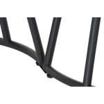 Dining Table DKD Home Decor Natural Black Metal 180 x 100 x 76 cm MDF - Image 5