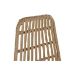 Garden chair DKD Home Decor Brown Metal synthetic rattan White (47 x - Image 6