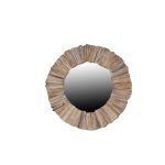 Wall mirror DKD Home Decor Fir Crystal 60 x 4 x 60 cm White Alpino - Image 2