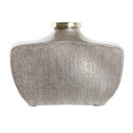 Vase DKD Home Decor Crystal Beige Golden Aluminium (33 x 15 x 58 cm) - Image 3