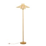 Floor Lamp DKD Home Decor Bamboo (56 x 56 x 163 cm) - Image 4