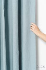 Linen curtain with multifunctional heading tape - Image 10