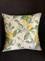 Pillowcase  45x45cm, 90% cotton, 10% linen | Lemon Linen - Image 2