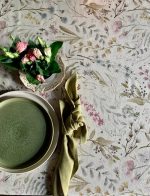 Rectangular Tablecloth, Linen-Cotton Mix, Printed | Aitana - Image 3