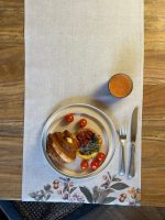 Table Runner, 100% Cotton, Printed | Natural Bouquet - Image 3