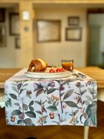 Table Runner, 100% Cotton, Printed | Natural Bouquet - Image 4