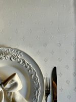 Classic white tablecloth with an ornament, Cotton-Poly mix | Classic - Image 3