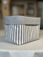 Cloth Basket, h=20cm, Recycled Cotton, Printed | Nord 1 - Image 2