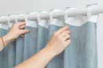 Linen curtain with multifunctional heading tape - Image 8