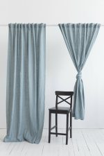 Linen curtain with multifunctional heading tape - Image 6