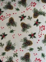 Christmas Bread cloth, Fabric Basket, Linen-Cotton Mix, Printed | - Image 2