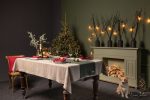 Natural light linen tablecloth - Image 13