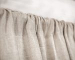 Natural Light linen curtain panel with rod pocket - Image 3