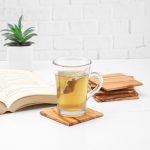 Handcrafted Olive Wood Square Coaster - Image 5