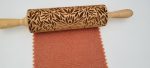 Engraved Rolling Pin Natural Wood Folk Kitchen Pins Handmade - Hiro - Image 4