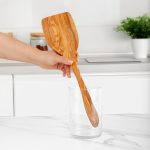 Handmade Olive Wood Shovel Spoon 15.75" - Image 5