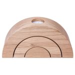 Wooden Candlesticks Semicircular Oak - Image 3