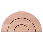 Alder Wooden Candlestick Set - Image 4