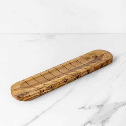 Handmade Olive Wood Bread Board | Rustic Slicing and Serving Platter