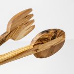 Olive Wood Salad tongs / BBQ tongs - Image 3