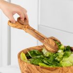 Olive Wood Salad tongs / BBQ tongs - Image 5