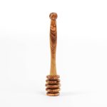 Handmade Olive Wood Honey Dipper | Eco-Friendly Honey Drizzler - Image 4