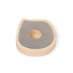 Taper candle or tealight holder | ash wood, stainless steel - Image 2