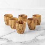 Handcrafted Olive Wood Shot Glass - 1.5 oz - Image 2