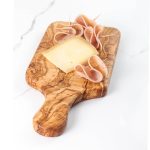 Olive Wood Rectangular Cutting Board with Handle, Handmade - Image 2