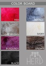 Decorative Round Furry Pillow. - Image 10