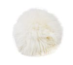 Decorative Round Furry Pillow. - Image 6