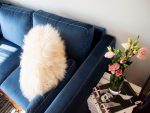 Decorative Round Furry Pillow. - Image 3