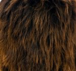 Birch wood & Brown Sheepskin Ottoman - Image 3