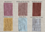 Pale Pink linen curtain panel with rod pocket - Image 8