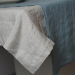 Natural light linen tablecloth - Image 3